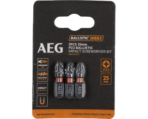 Ударные биты AEG AAK253PZ2 4932479171