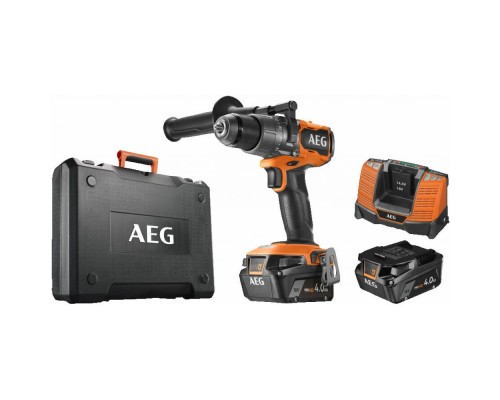Ударная бесщеточная аккумуляторная дрель-шуруповерт AEG BSB18C3BL-402C 4935478938