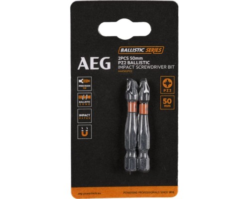Ударные биты AEG AAK502PZ2 4932479166