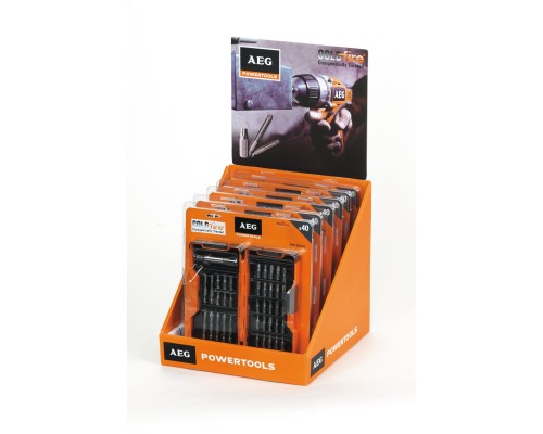 Профессиональный набор бит AEG Single Power Set Screwdriving Bits (40pcs) 4932352255