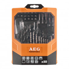 Набор для сверления и закручивания AEG Drill & Drive 50pc set 4932430411