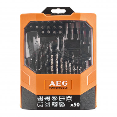 Набор для сверления и закручивания AEG Drill & Drive 50pc set 4932430411