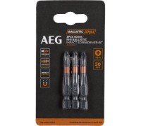 Биты ударные 3 шт. PH1х50 мм AEG AAK503PH1 4932479180