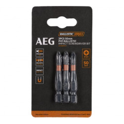 Биты ударные 3 шт. PH1х50 мм AEG AAK503PH1 4932479180