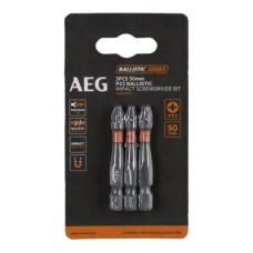 Биты ударные 3 шт. PZ2х50 мм AEG AAK503PZ2 4932479184 Биты ударные 3 шт. PZ2х50 мм AEG AAK503PZ2 4932479184