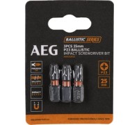 Биты ударные 3 шт. PZ3х25 мм AEG AAK253PZ3 4932479172