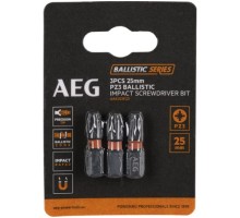 Биты ударные 3 шт. PZ3х25 мм AEG AAK253PZ3 4932479172
