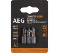 Биты ударные 3 шт. PZ1х25 мм AEG AAK253PZ1 4932479170