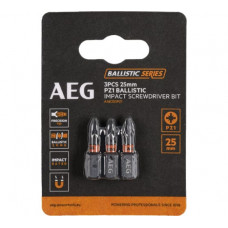 Биты ударные 3 шт. PZ1х25 мм AEG AAK253PZ1 4932479170