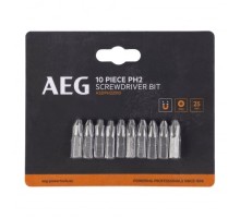 Биты 10 шт. РН2x25 мм AEG ASDPH22510 4932479511