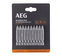 Биты 10 шт. РН2x50 мм AEG ASDPH25010 4932479504