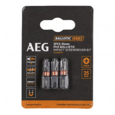 Биты ударные 3 шт. PH3х25 мм AEG AAK253PH3 4932479169