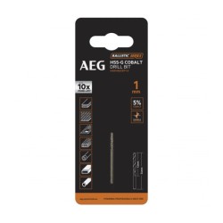 Сверло с кобальтом 1 шт. 1.0х34 мм AEG AAKHSSCBT1-0 4932479321