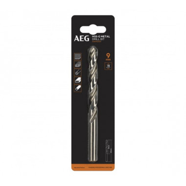 Сверло HSS-G 1 шт. 9 мм AEG AAKHSSG09 4932479316
