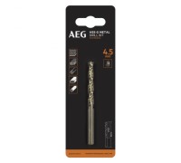 Сверло HSS-G 1 шт. 4.5 мм AEG AAKHSSG045 4932479309