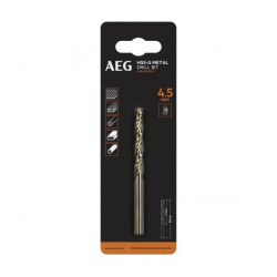 Сверло HSS-G 1 шт. 4.5 мм AEG AAKHSSG045 4932479309