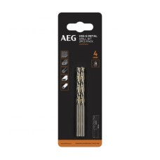 Сверла HSS-G 2 шт. 4 мм AEG AAKHSSG04 4932479308 Сверла HSS-G 2 шт. 4 мм AEG AAKHSSG04 4932479308