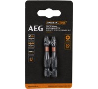 Биты ударные 2 шт. PH2х50 мм AEG AAK502PH2 4932479165