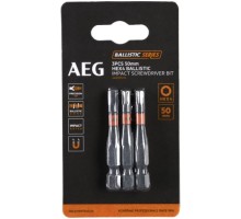 Биты ударные 3 шт. HEx4х50 мм AEG AAK503H4 4932479192