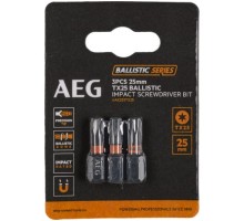 Биты ударные 3 шт. Tx25х25 мм AEG AAK253Tx25 4932479175