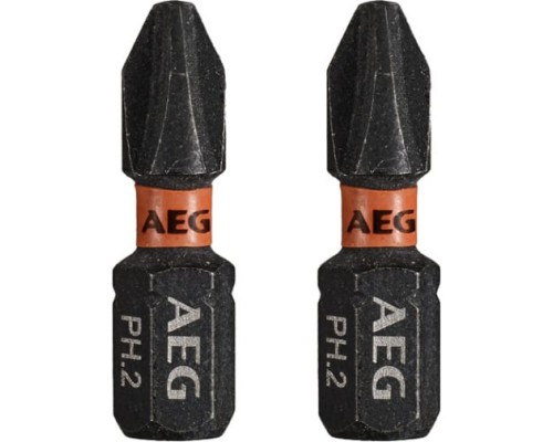 Биты ударные 2 шт. PH2х25 мм AEG AAK252PH2 4932479164