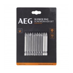 Биты 10 шт. РН2x70 мм AEG ASDPH27010 4932479507