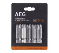 Биты 10 шт. РZ3x50 мм AEG ASDPZ35010 4932479516