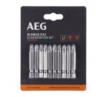 Биты 10 шт. РZ3x50 мм AEG ASDPZ35010 4932479516