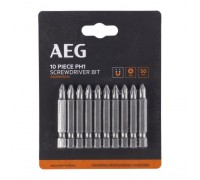 Биты 10 шт. РН1x50 мм AEG ASDPH15010 4932479513