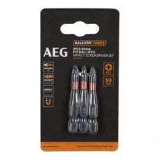 Биты ударные 3 шт. PZ1х50 мм AEG AAK503PZ1493 2479183