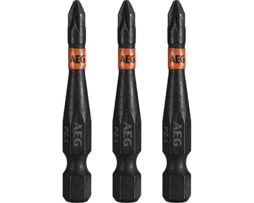 Биты ударные 3 шт. PZ1х50 мм AEG AAK503PZ1493 2479183