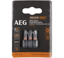 Биты ударные 3 шт. Tx20х25 мм AEG AAK253Tx20 4932479174
