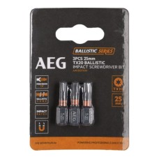 Биты ударные 3 шт. Tx20х25 мм AEG AAK253Tx20 4932479174