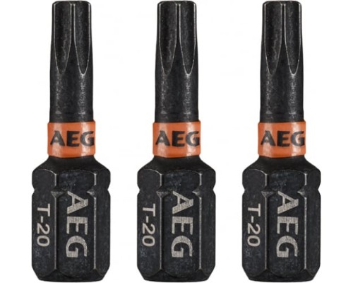 Биты ударные 3 шт. Tx20х25 мм AEG AAK253Tx20 4932479174