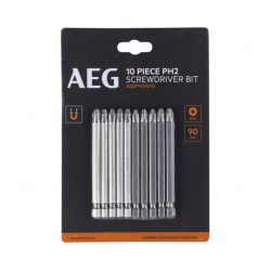 Биты 10 шт. РН2x90 мм AEG ASDPH29010 4932479510