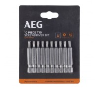 Биты 10 шт. T10x50 мм AEG ASDT105010 4932479521