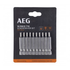 Биты 10 шт. T10x50 мм AEG ASDT105010 4932479521