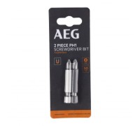 Биты 2 шт. РН1x50 мм AEG ASDPH1502 4932479524