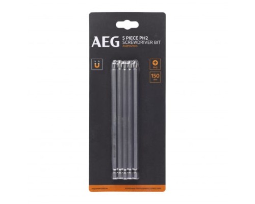 Биты 5 шт. РН2x150 мм AEG ASDPH21505 4932479506