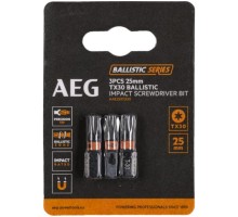 Биты ударные 3 шт. Tx30х25 мм AEG AAK253Tx30 4932479176