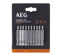 Биты 10 шт.T15x50 мм AEG ASDT155010 4932479527