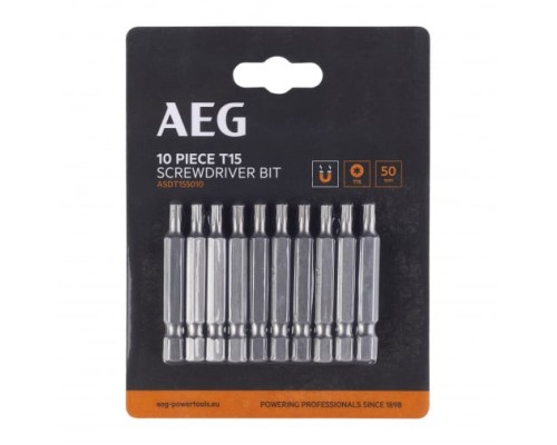 Биты 10 шт.T15x50 мм AEG ASDT155010 4932479527