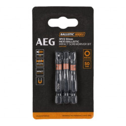 Биты ударные 3 шт. HEx5х50 мм AEG AAK503H5 4932479193