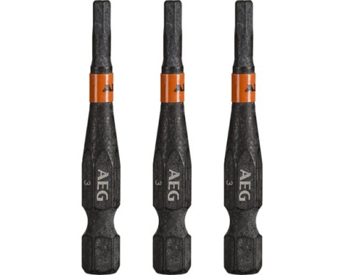 Биты ударные 3 шт. HEx5х50 мм AEG AAK503H5 4932479193